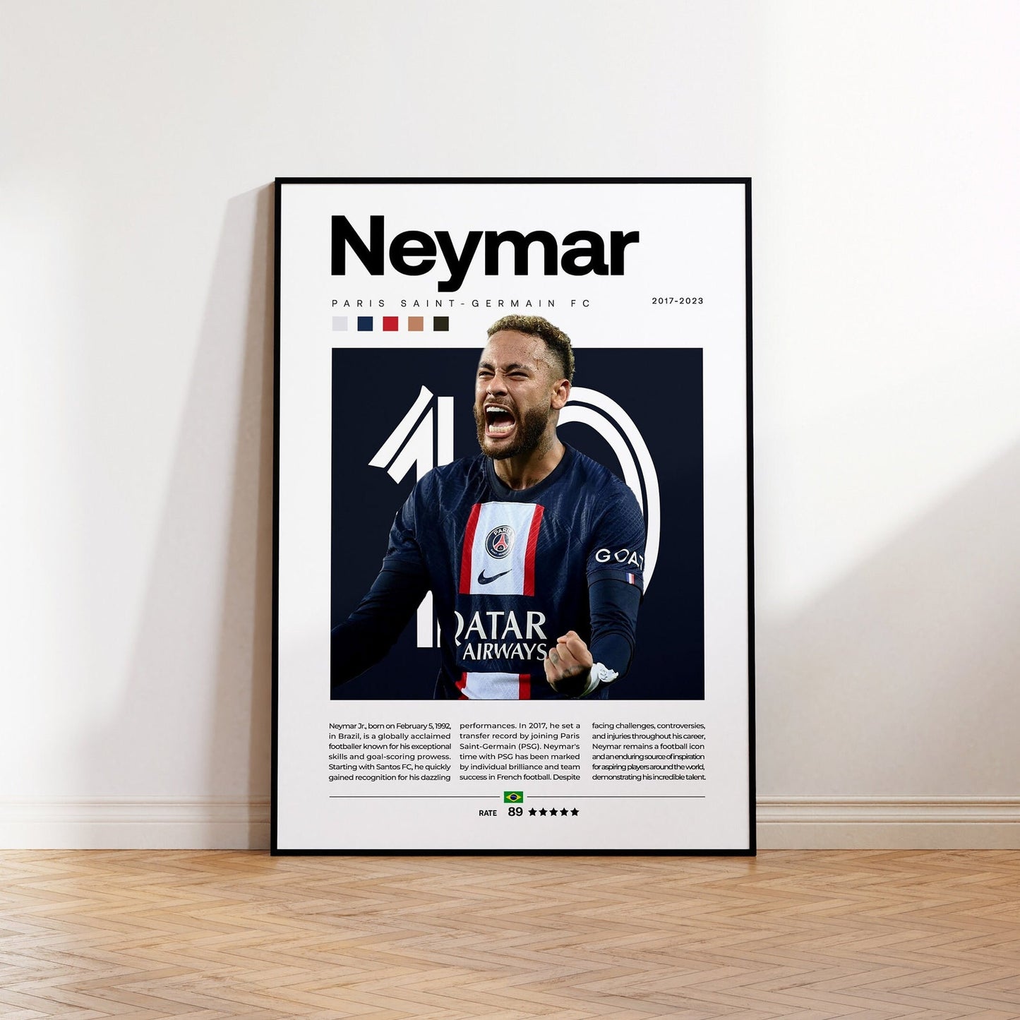 NEYMAR PSG PHOTO FRAME| FOOTBALL FRAMES