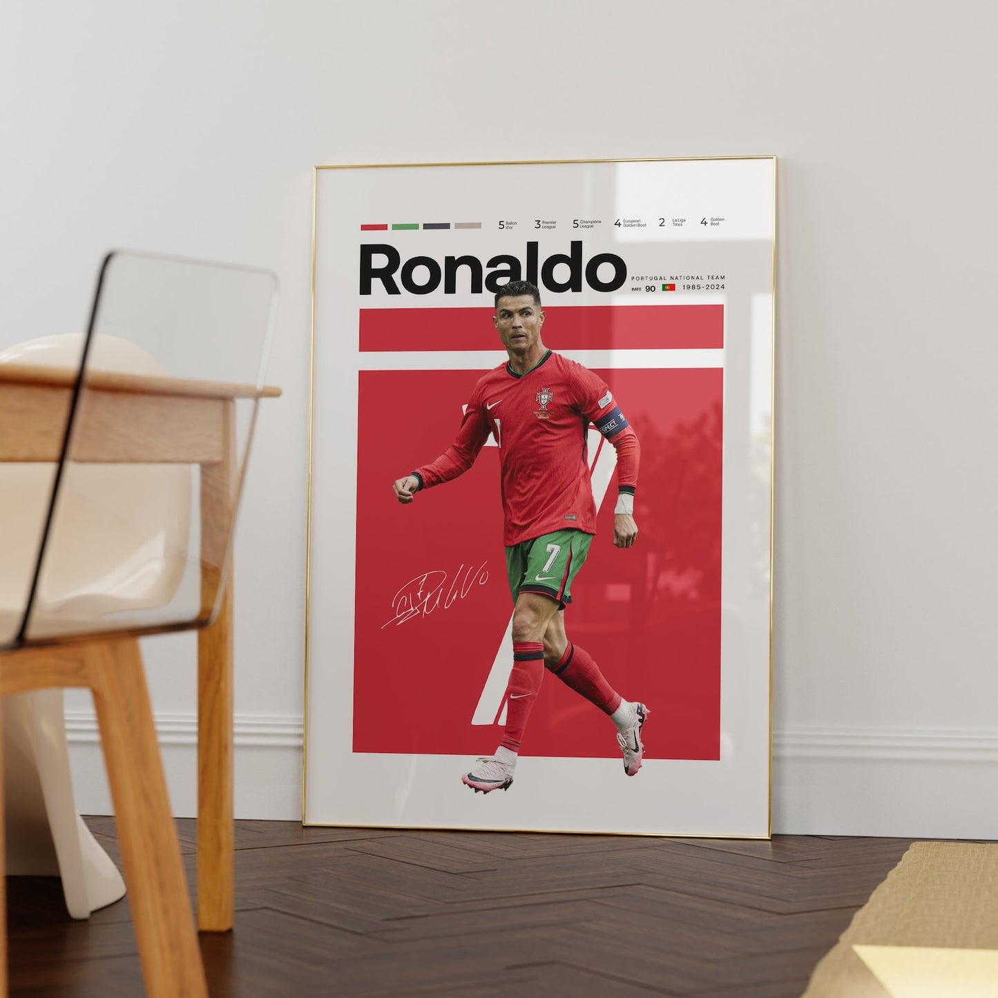 CRISTANO RONALDO PORTUGAL PHOTO FRAME| FOOTBALL FRAMES