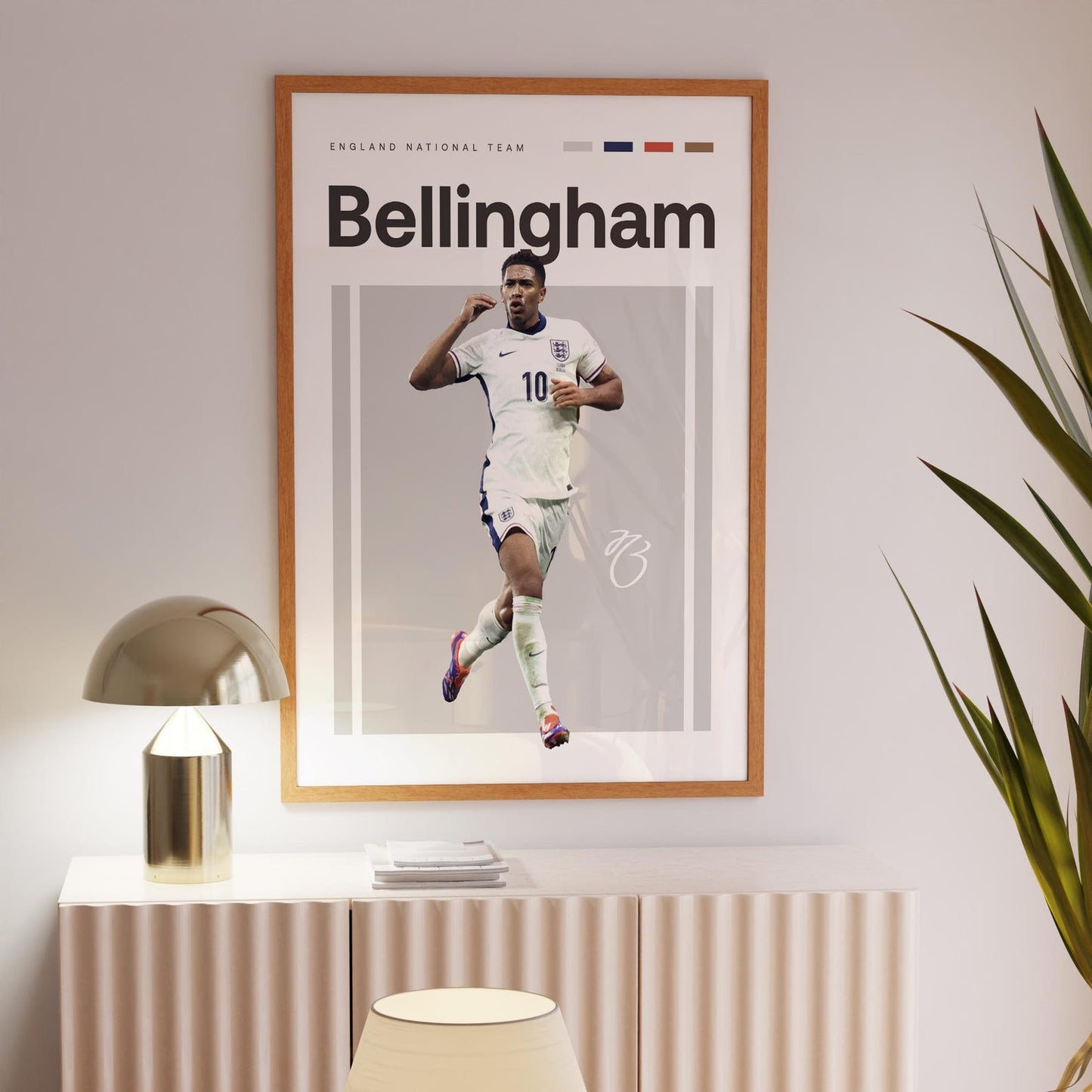 BELINGHAM ENGLAND PHOTO FRAME| FOOTBALL FRAMES