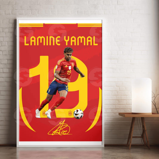 LAMINE YAMAL PHOTO FRAME | FOOTBALL FRAMES