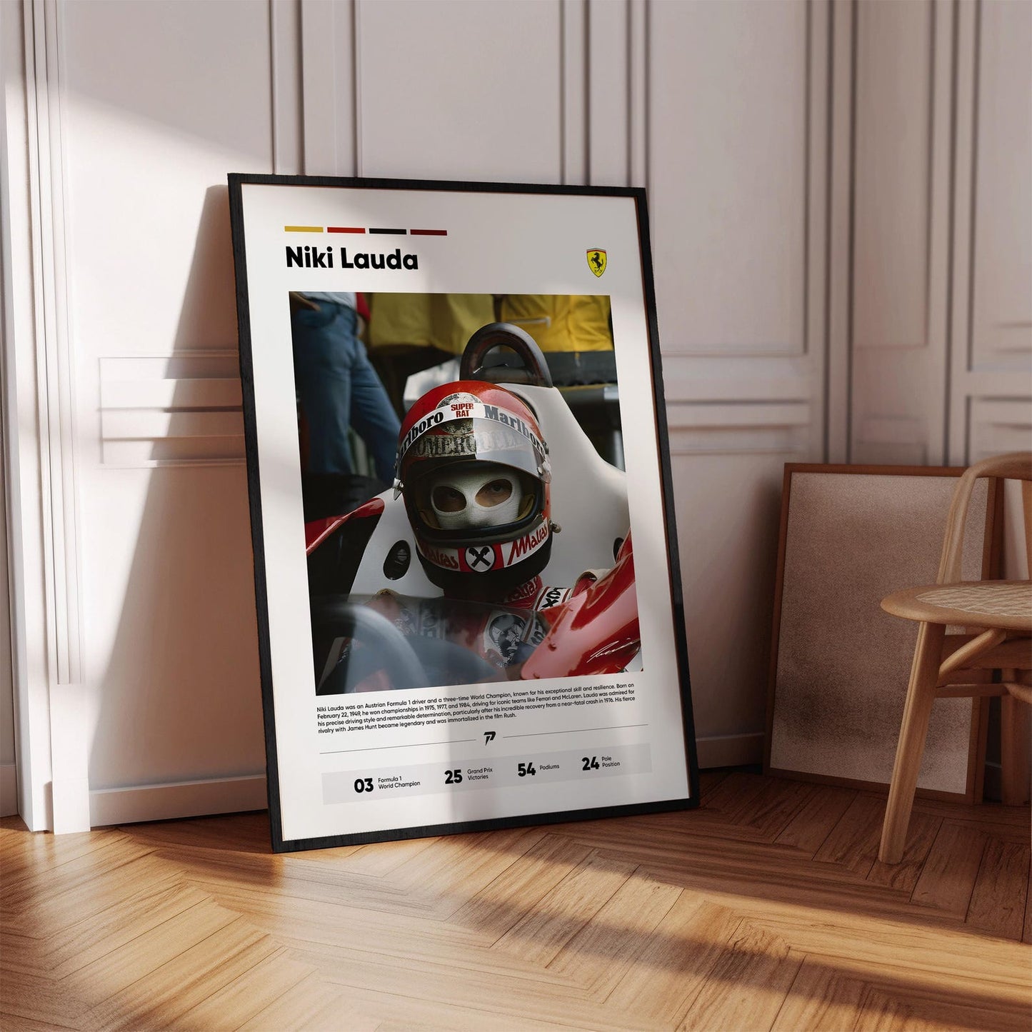 AYRTON SENNA,NIKI LAUDA,ALAIN PROST  | F1 FRAMES | MODERN LUXURY HOME DECOR GIFT CAR