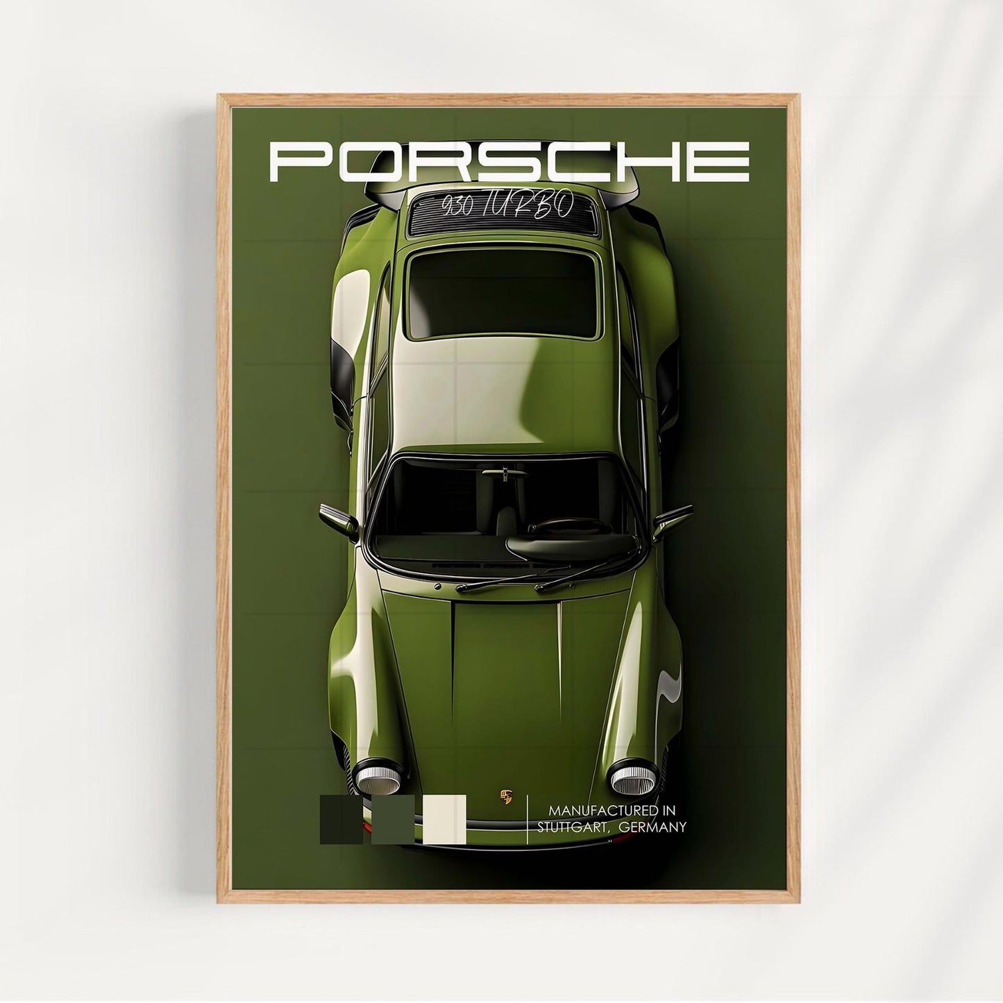 PORSCHE CAR 3 SET WALL ART | MINIMAL AUTOMOTIVE POSTER | MODERN LUXURY HOME DECOR GIFT CAR