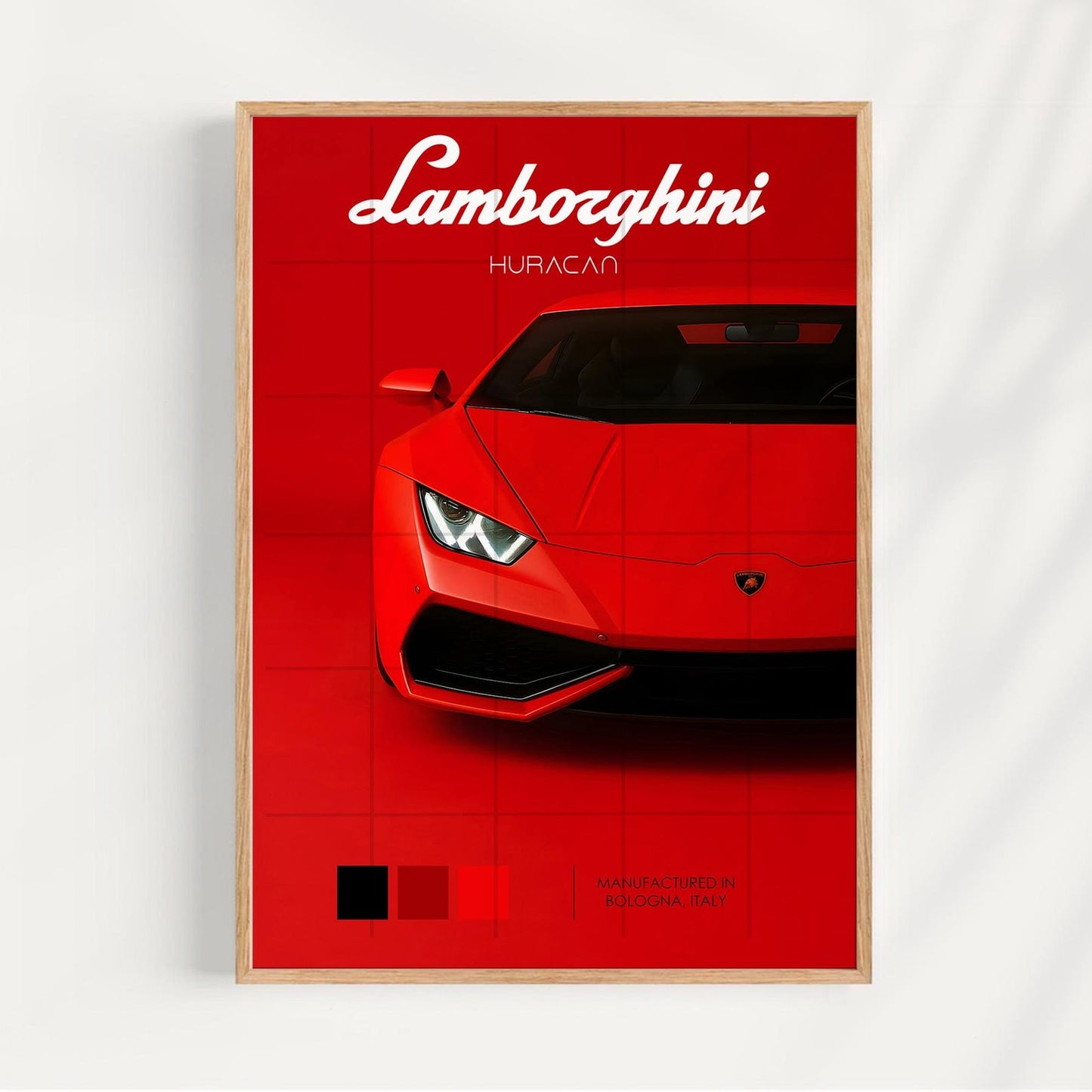 LAMBORGHINI CAR 3 SET WALL ART | MINIMAL AUTOMOTIVE POSTER | MODERN LUXURY HOME DECOR GIFT CAR