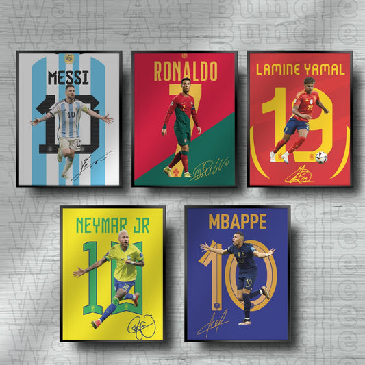 FOOTBALL FRAMES PACK OF 5| FOOTBALL FRAMES
