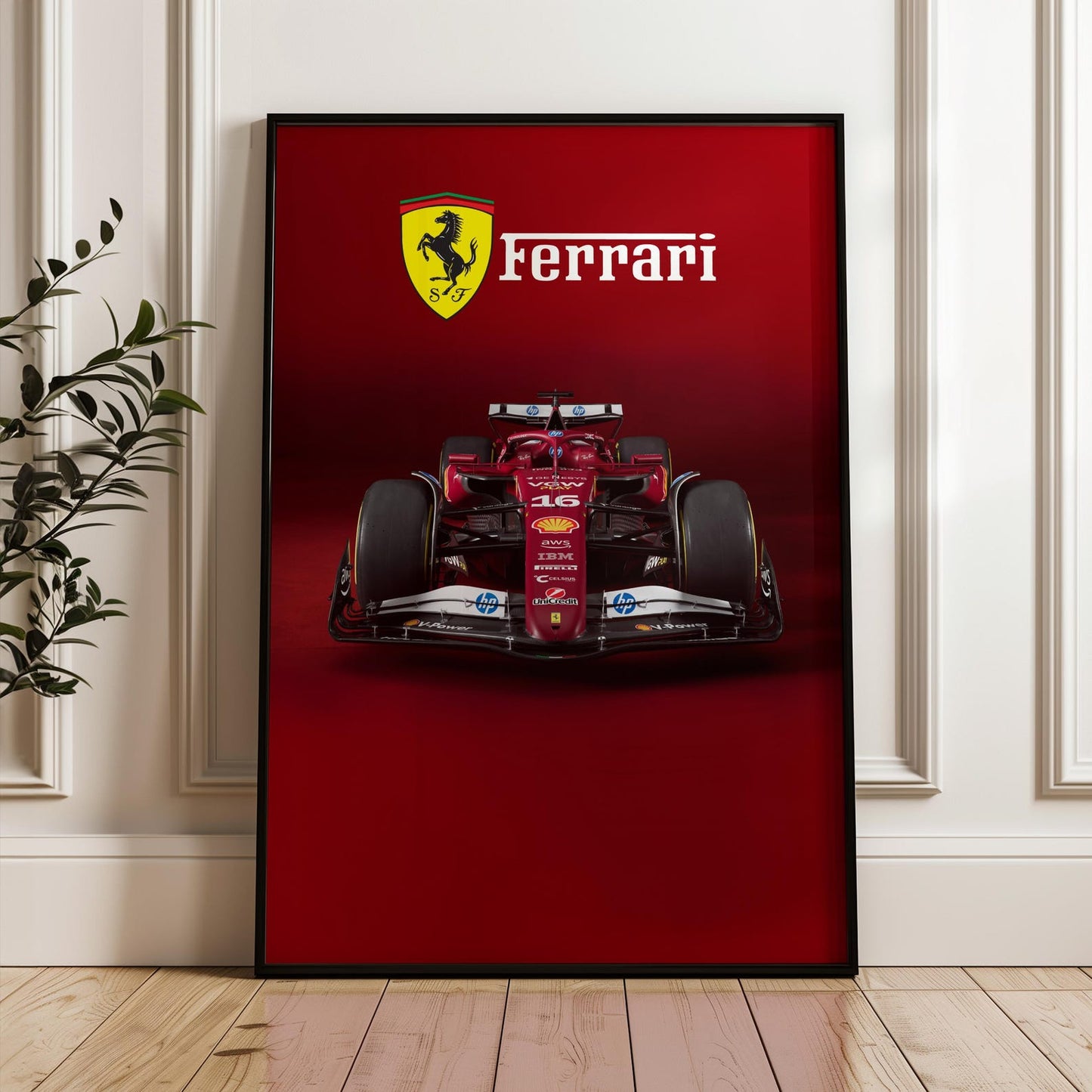 REDBULL AMG FERRARI  | F1 FRAMES| MODERN LUXURY HOME DECOR GIFT CAR