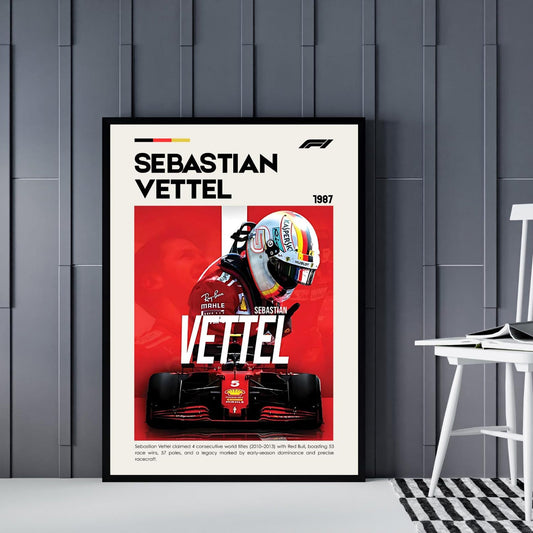 SEBASTIAN VETTEL PHOTO FRAME | F1 PHOTO FRAMES