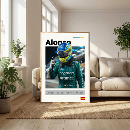 FERNADO ALONSO PHOTO FRAME | F1 PHOTO FRAMES