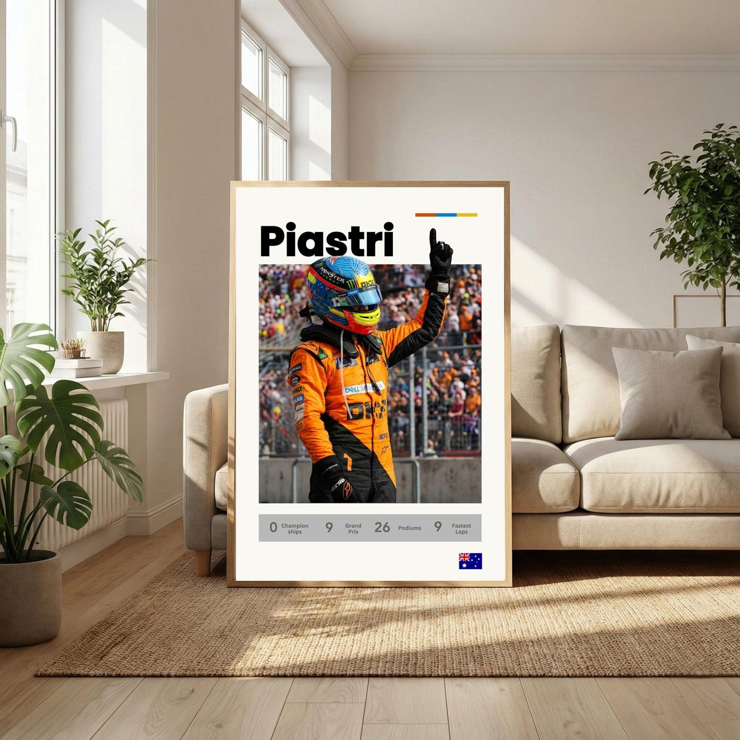 OSCAR PIASTRI PHOTO FRAME | F1 PHOTO FRAMES