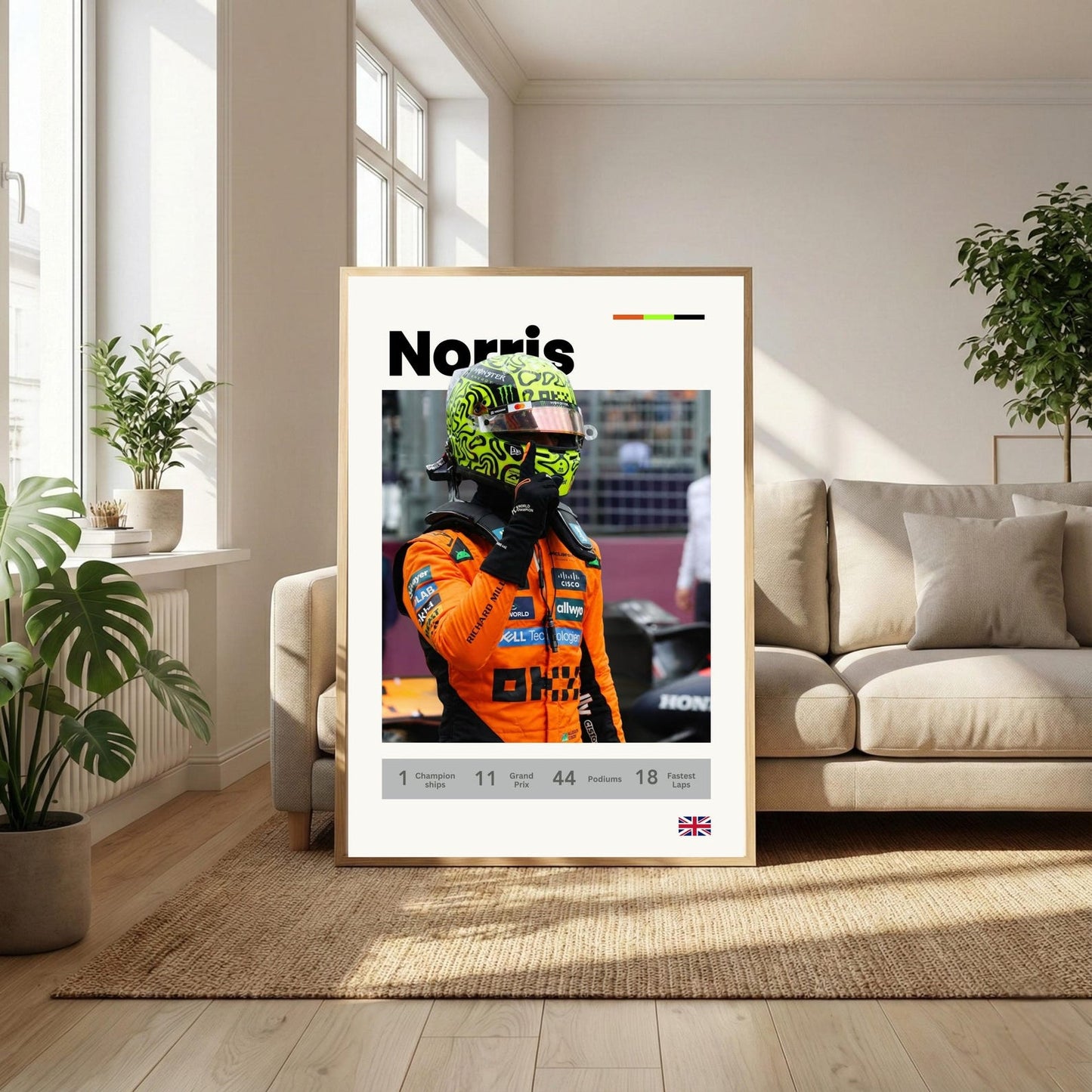 LANDO NORRIS PHOTO FRAME | F1 PHOTO FRAMES