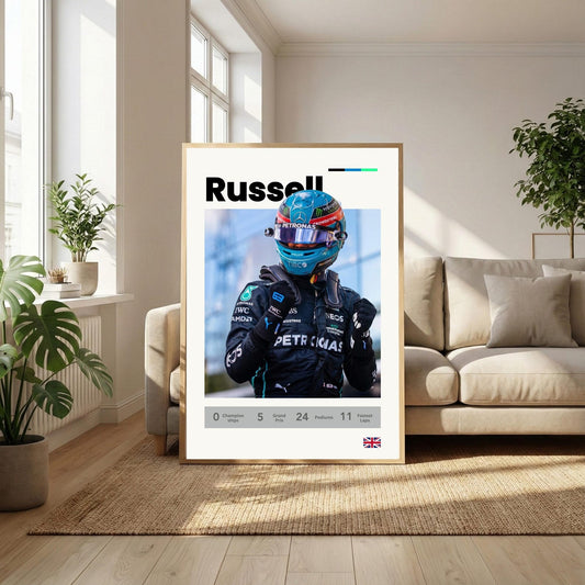 GEORGE RUSSELL PHOTO FRAME | F1 PHOTO FRAMES