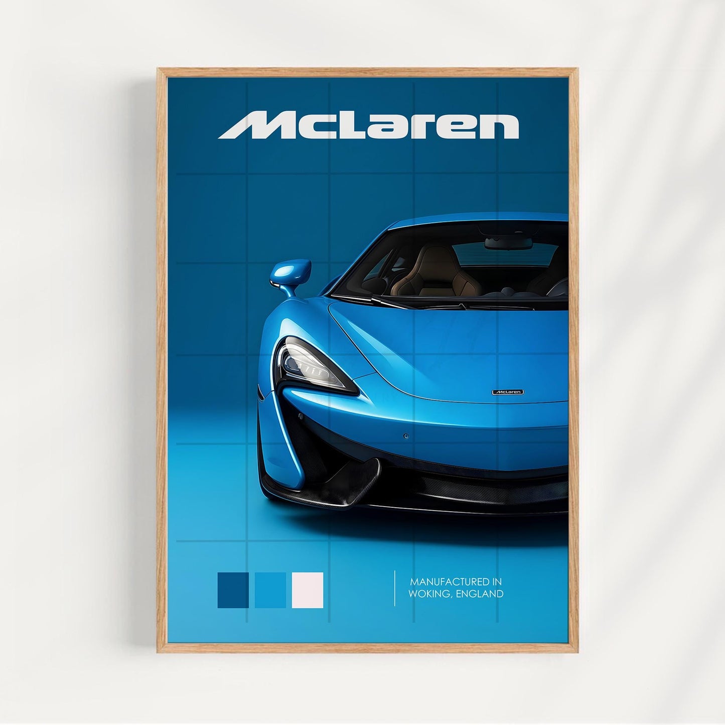 MCLAREN PORSCHE FERRARI CAR 3 SET WALL ART | MINIMAL AUTOMOTIVE POSTER | MODERN LUXURY HOME DECOR GIFT CAR