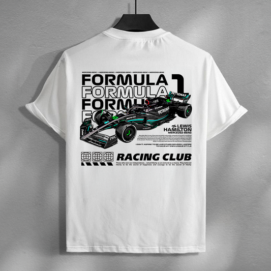 BENZ AMG PETRONAS F1 | WHITE OVERSIZED FIT TEE