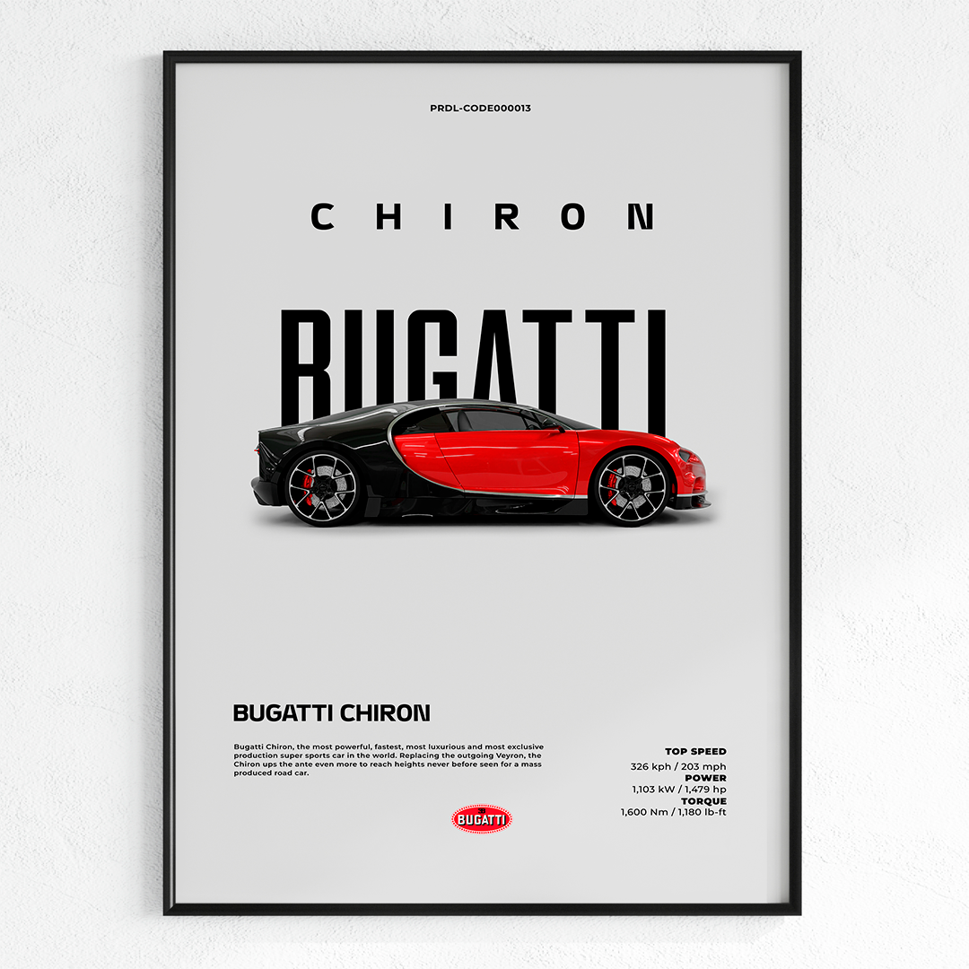 BUGATTI CHIRON | PHOTO FRAMES