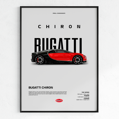BUGATTI CHIRON | PHOTO FRAMES