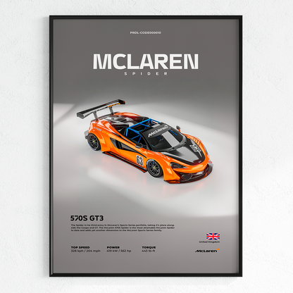 MCLAREN SPIDER | PHOTO FRAMES