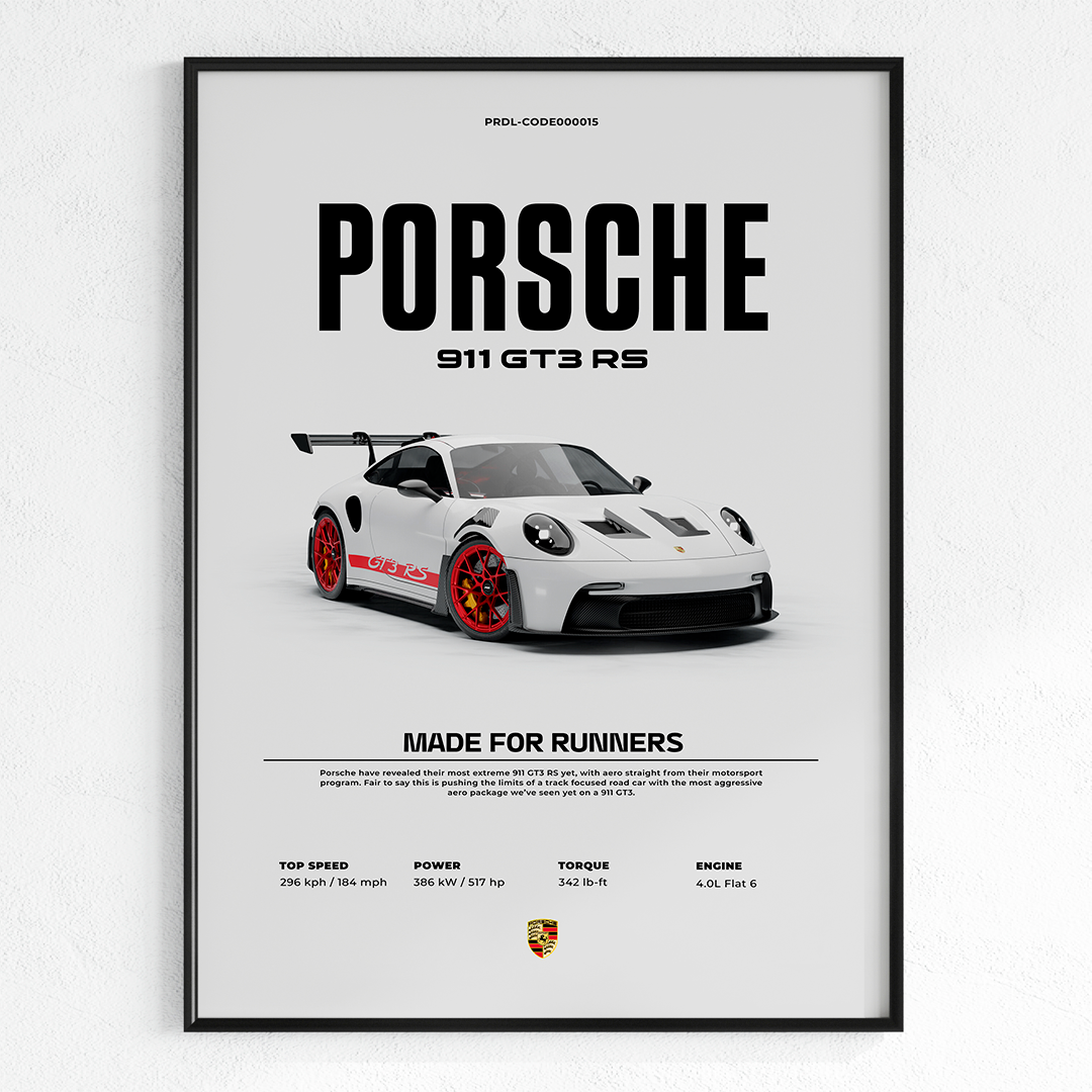 PORSCHE 911 GT3 W/R | PHOTO FRAMES