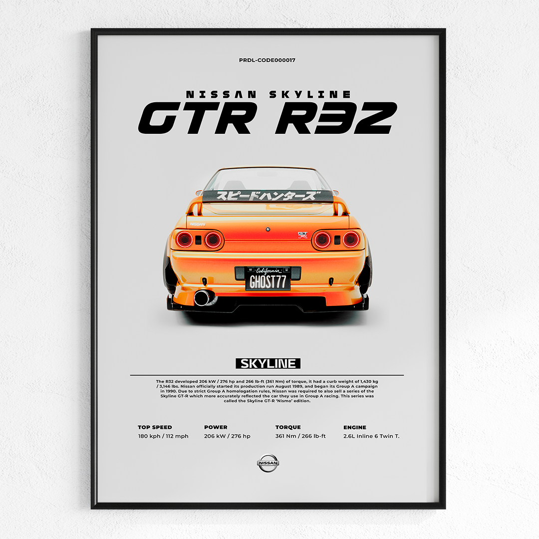 NISSAN SKYLINE GTR R3Z | PHOTO FRAMES