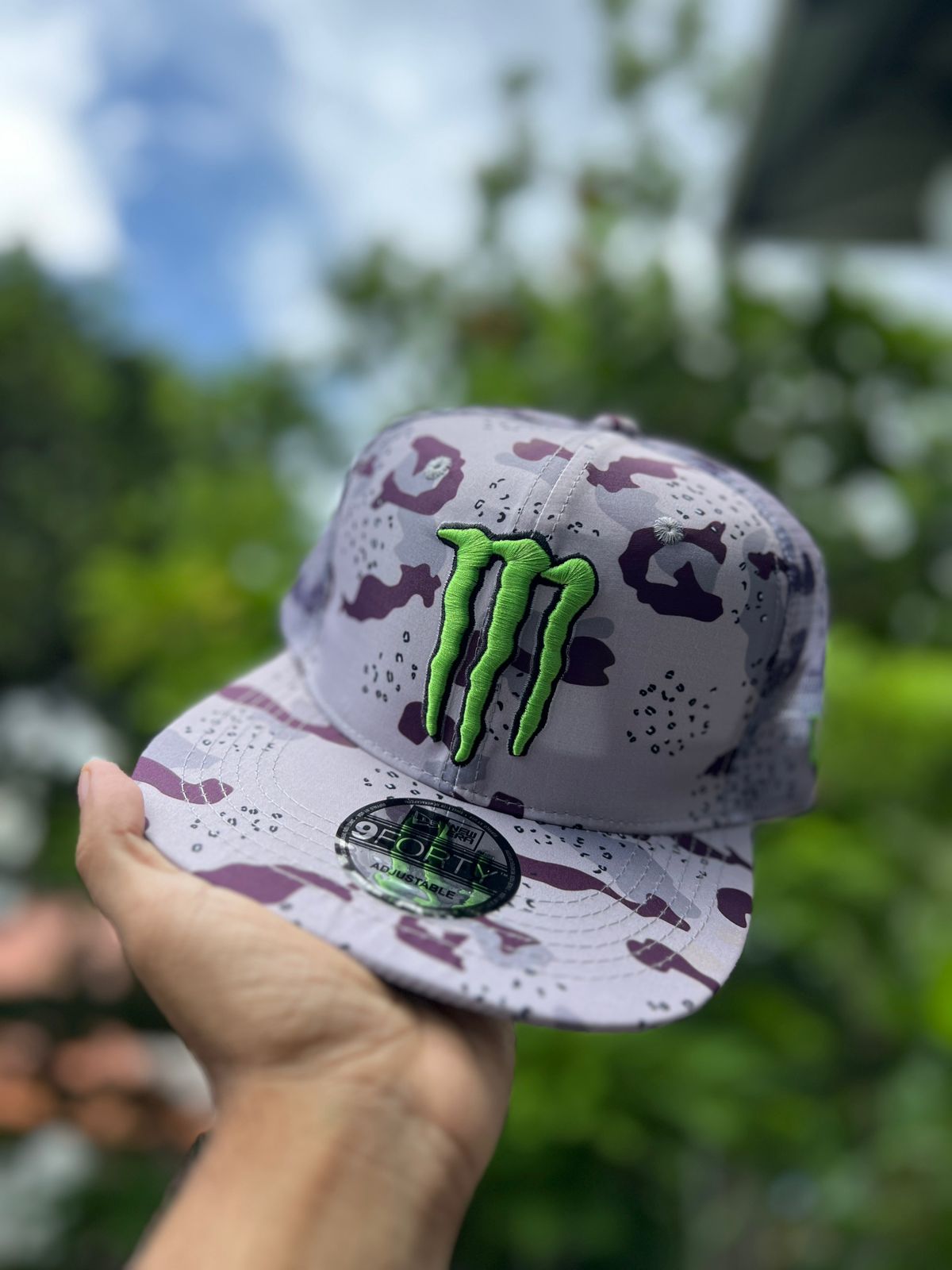 MONSTER ENERGY GRAPHICS GRAPE | SNAPBACK CAP
