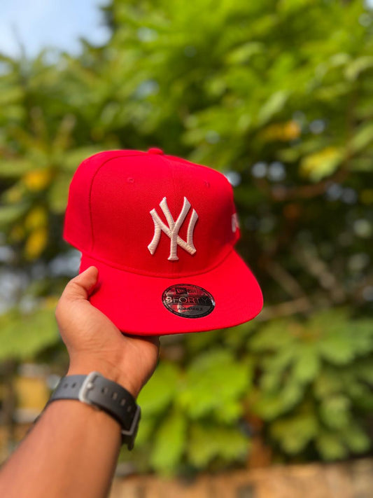 NEW ERA NEW YORK YANKEES RED WHITE | SNAPBACK CAP