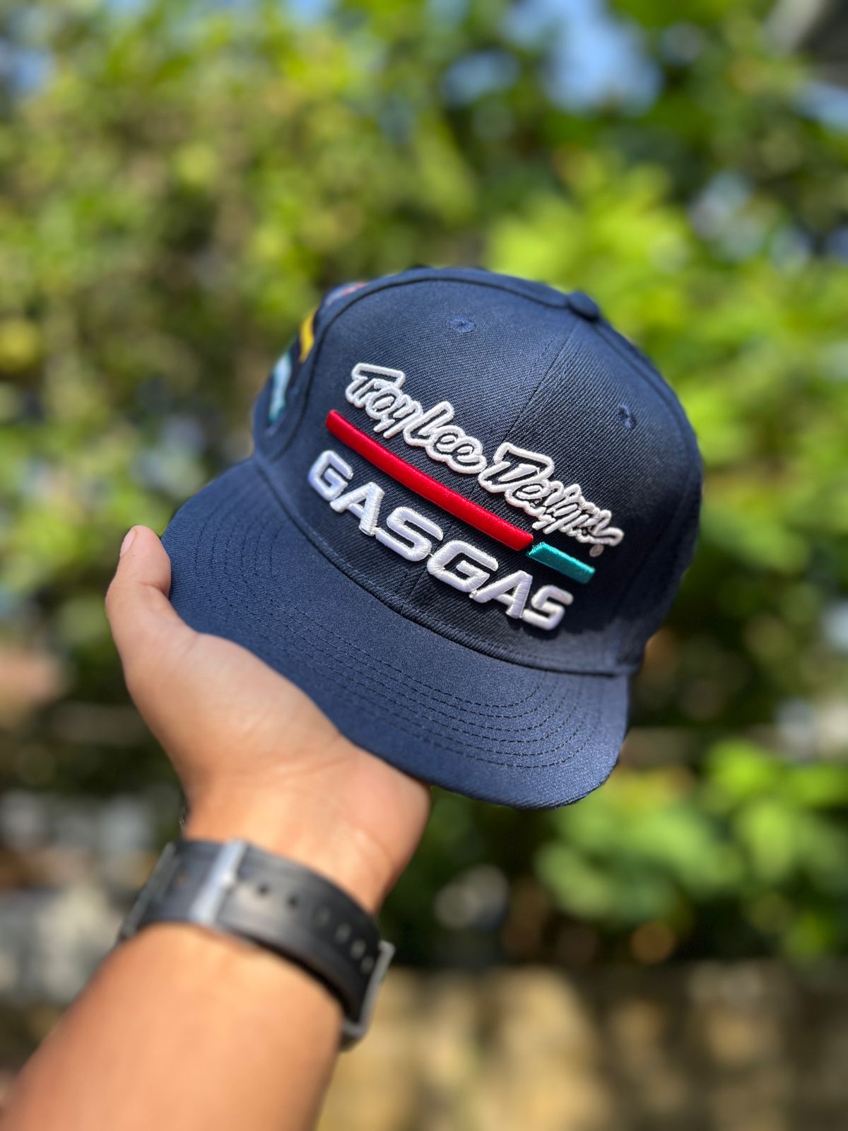 TROY LEE DESIGNS GAS GAS BLUE | SNAPBACK CAP