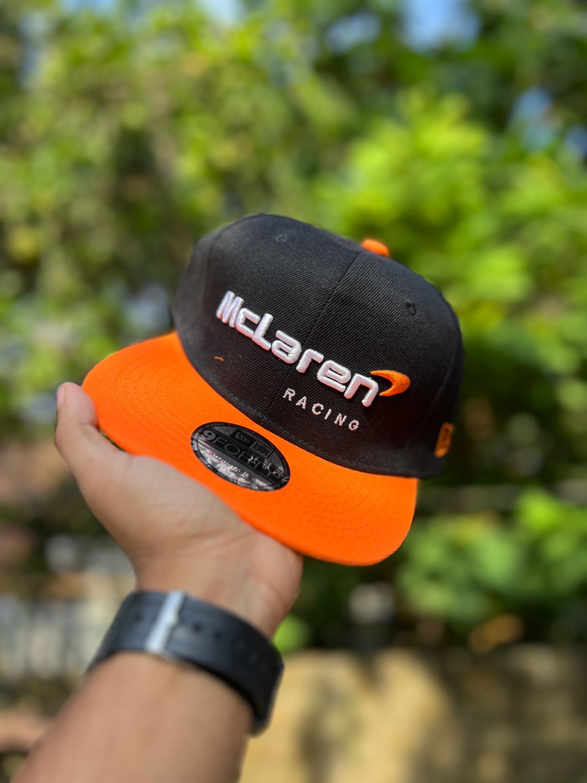 MCLAREN RACING BLACK ORANGE | SNAPBACK CAP