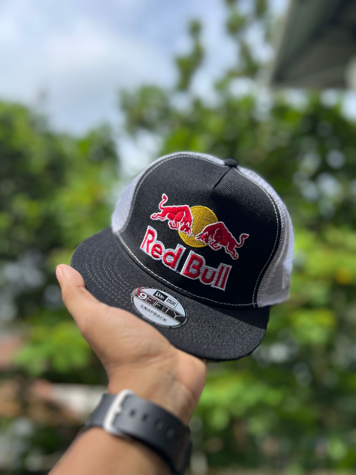 REDBULL BLACK GREY  | SNAPBACK CAP