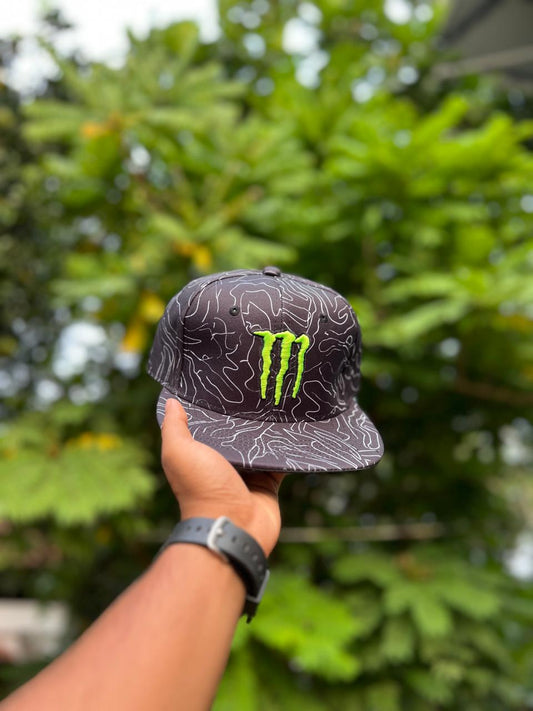 MONSTER ENERGY WHITE LINES | SNAPBACK CAP