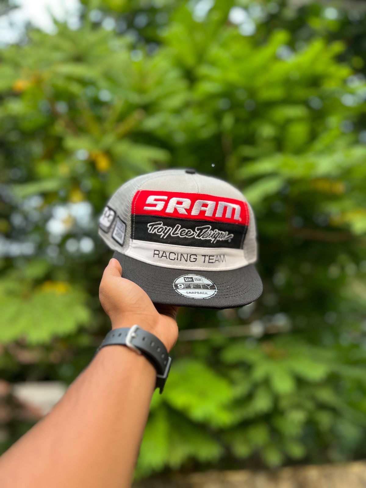 SRAM TROY LEE DESIGNS GREY | SNAPBACK CAP