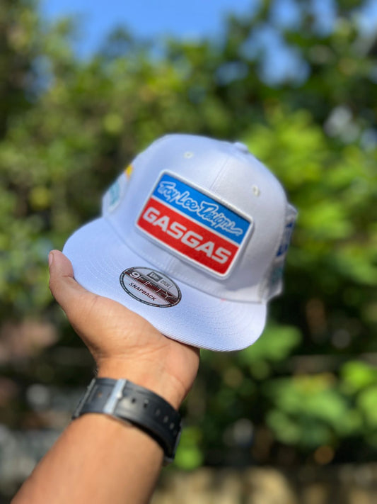 TROY LEE DESIGNS GAS GAS WHITE | SNAPBACK CAP