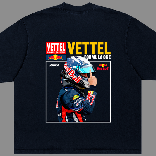 SEBASTIAN VETTEL F1 | BLACK OVERSIZED FIT TEE